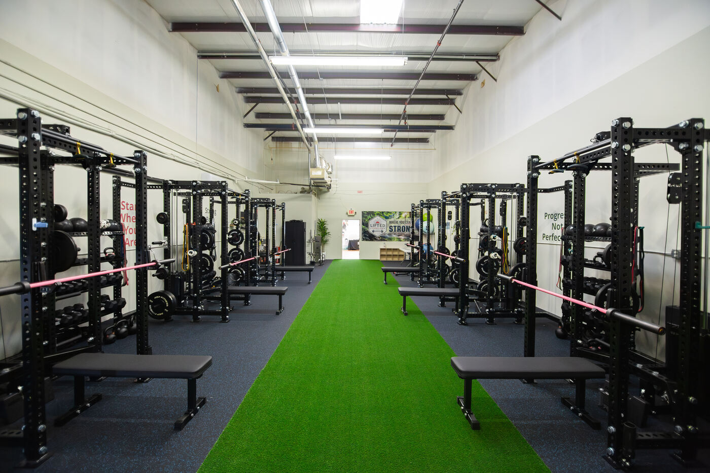 Inside the Lifted Strength Club training studio